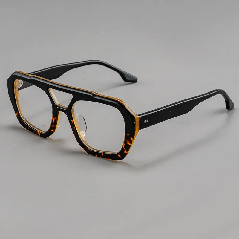 

Acetate Eyeglasses Frame Men Hand Made Blue Light Blocking Myopia Lenses Women Glasses Frames Prescription Myopia Eyeglasses