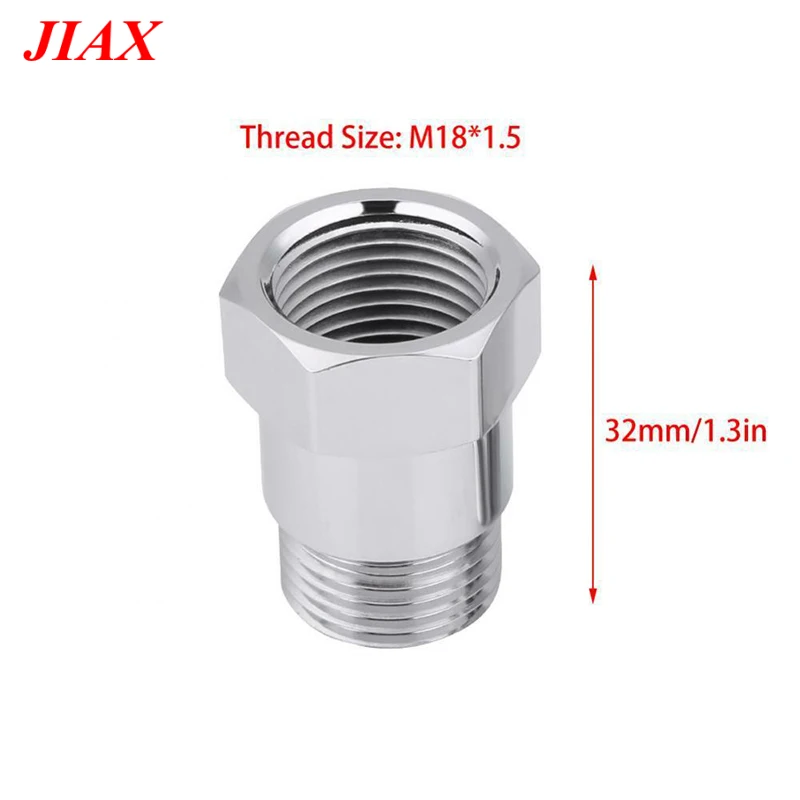 

Automotive 32mm Oxygen Sensor Adapter: Detects Engine Light, Repairs M18 X 1.5 Leak