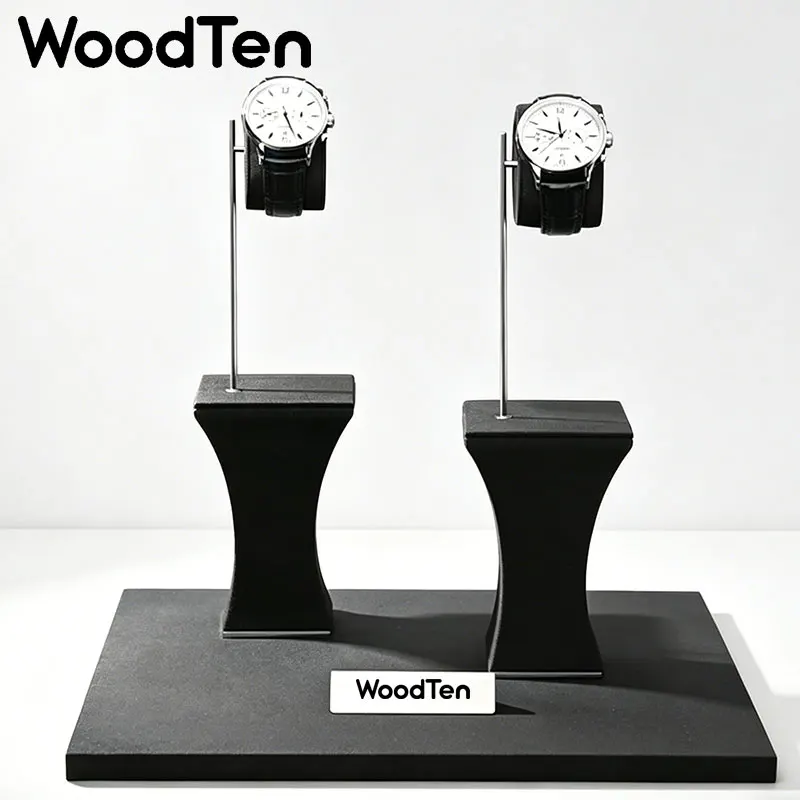 woodten-ウォッチスタンドホルダー-金属製ディスプレイスタンド-時計展示用小道具-ウィンドウウォッチディスプレイ-ブレスレット収納-ジュエリーオーガナイザー