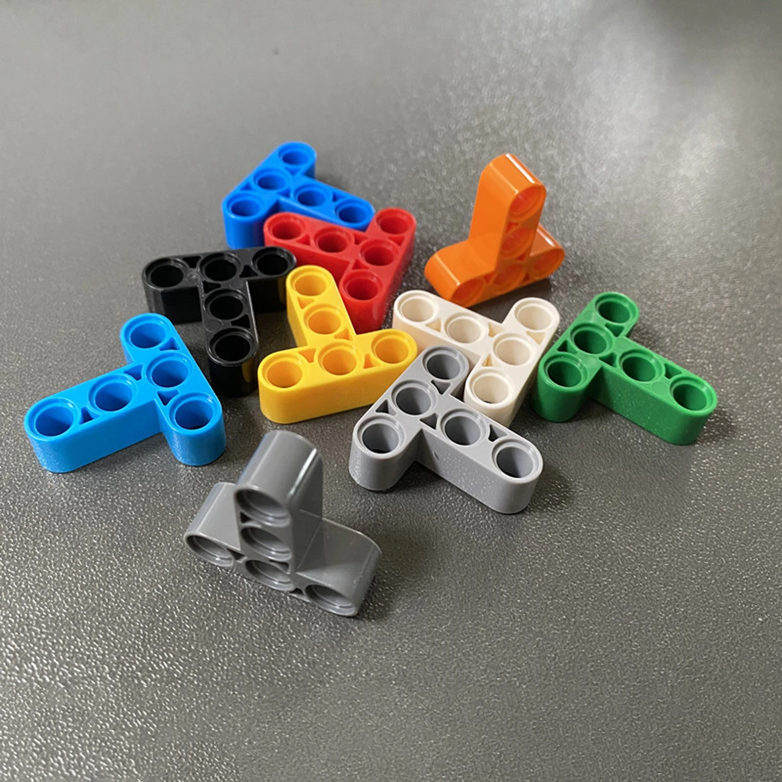 MOC FAI DA TE Building Blocks 60484 Liftarm Modificato a Forma di T Spessore 3 x 3 Collezioni di Mattoni Bulk Modular GBC Set High-Tech