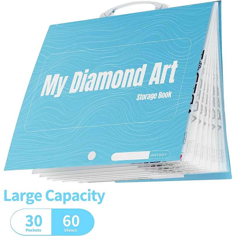 ARTDOT Storage Book For 5D Stitch Diamond Painting Art Tools A3 A2 A1 Storage Folder Diamonds Painting Kits Accessories New