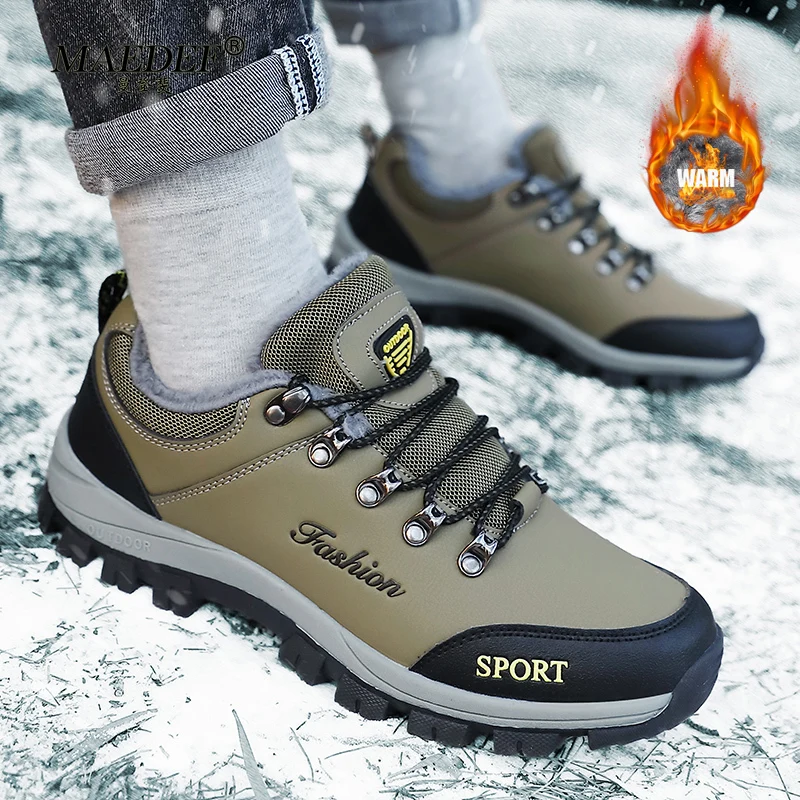 

MAEDEF Man's Outdoor Treking Shoes Men Sneakers Hiking Shoes Comfortable Walking Casual Shoe Mens Non-slip Training Climb Sports