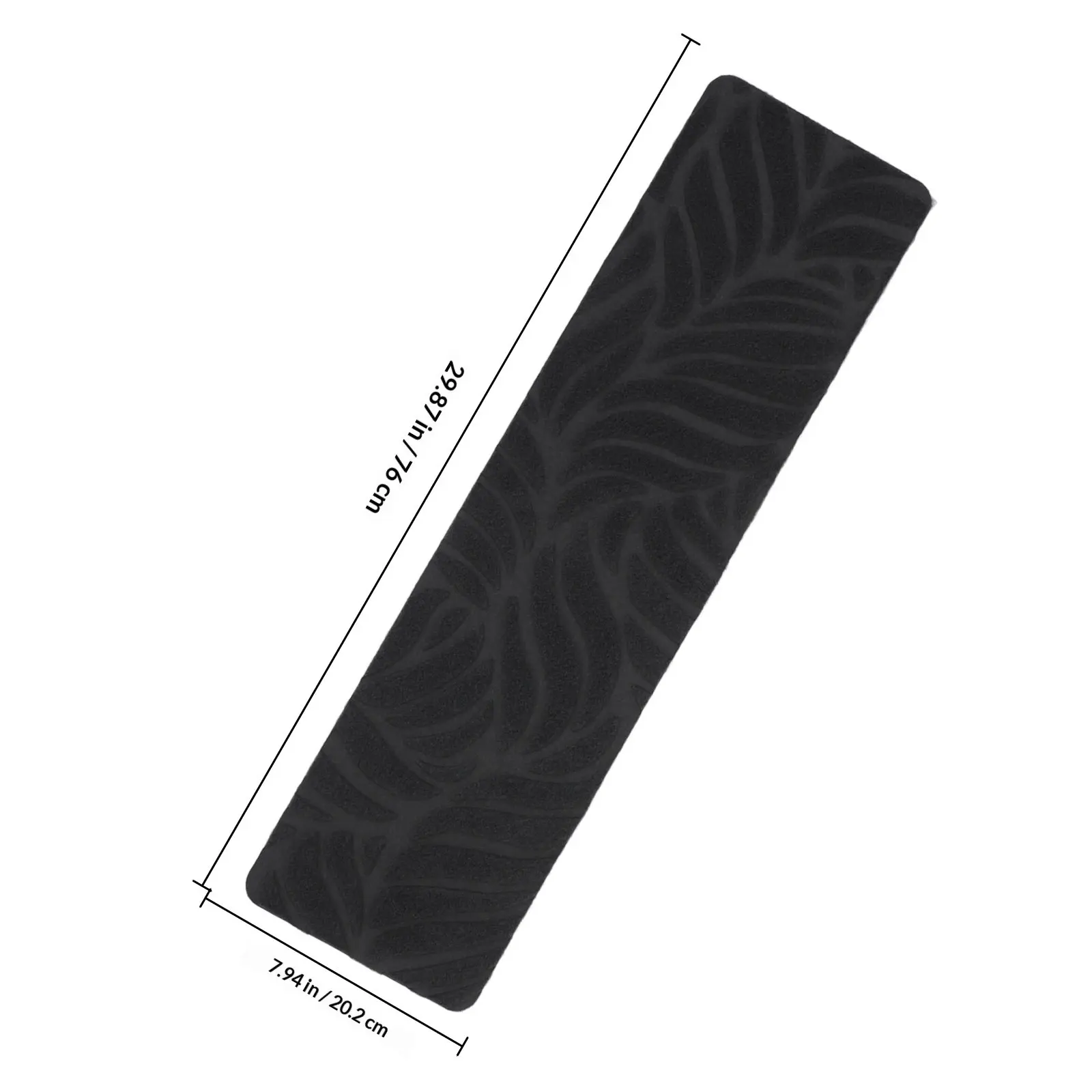 2Pcs Non Slip Stair Treads Carpet Mat Embossed Self Adhesive Indoor Stair Runners for Wooden Steps Elders Safety