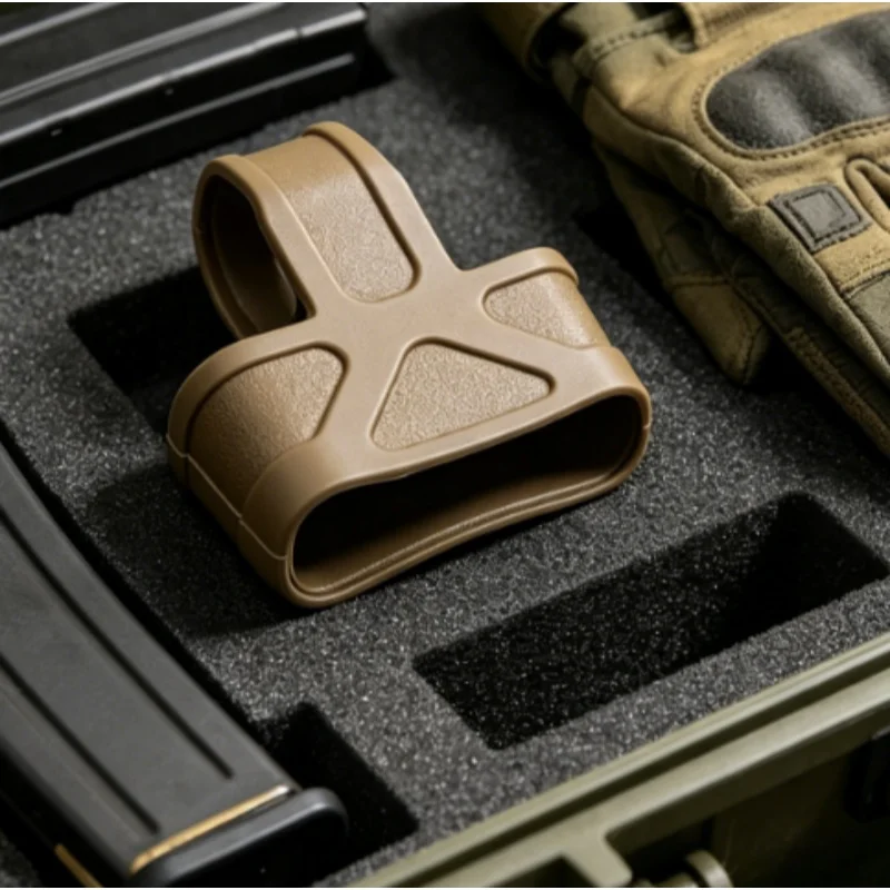 5.56 Rubber Cage Loops Fast Mag & 1pcs 5.56 Magazine Pouch for Airsoft M4/M16 Magazine Assist Quick-draw Rubber Boot