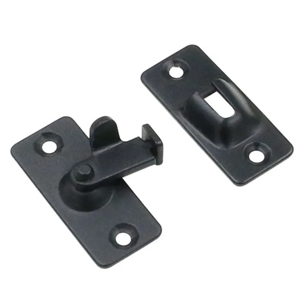 Door Lock Buckles 90 Degree Buckle Right Angle Hook Lock Bolts Stainless Steel For Sliding Door Casement Sheds Hardware