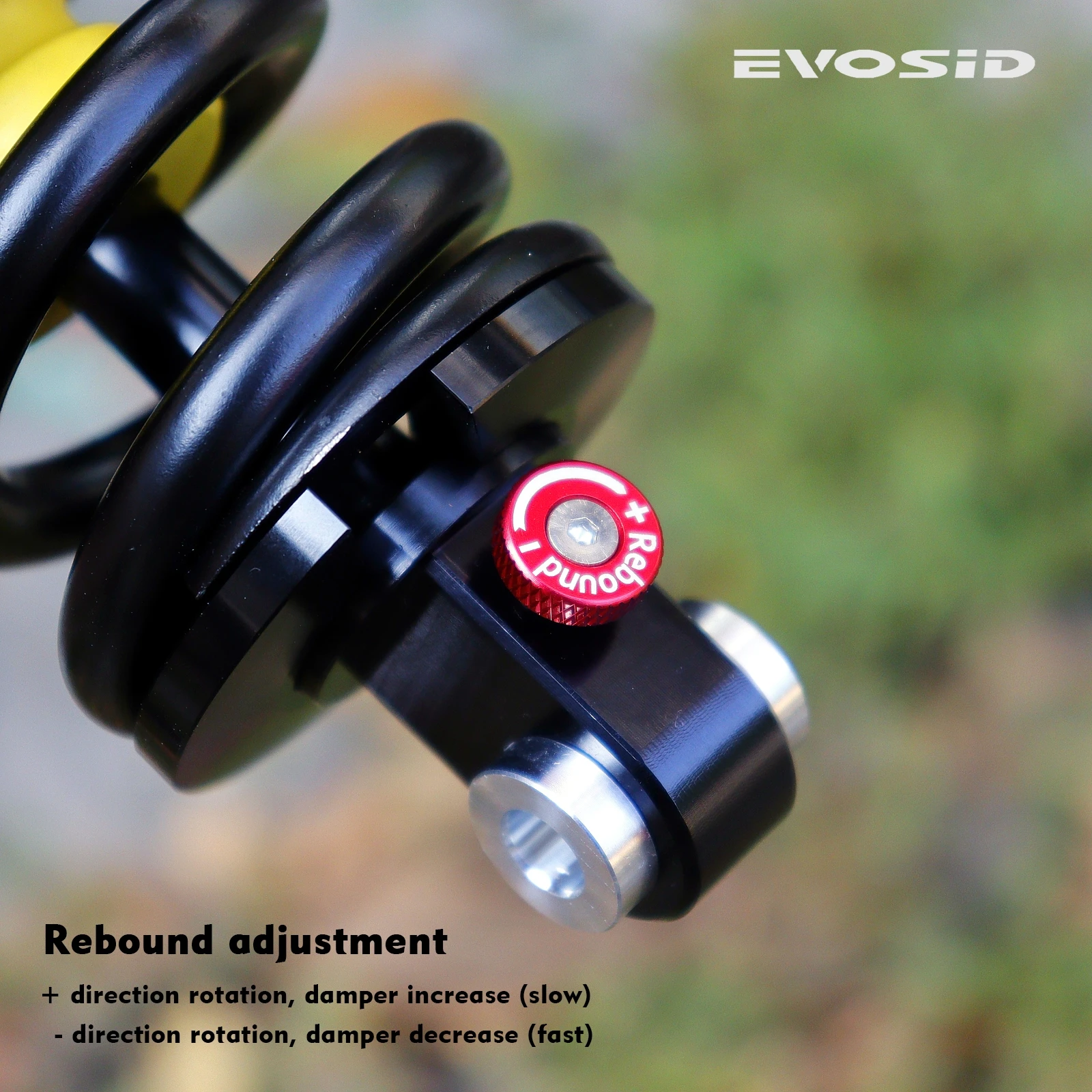 EVOSID MTB Bike Rear Shock Absorber DH FR AM MOTORCYCLE SHOCK BIKE ABSORBER 550lbs Downhill Mountain Bicycle Spring Suspension