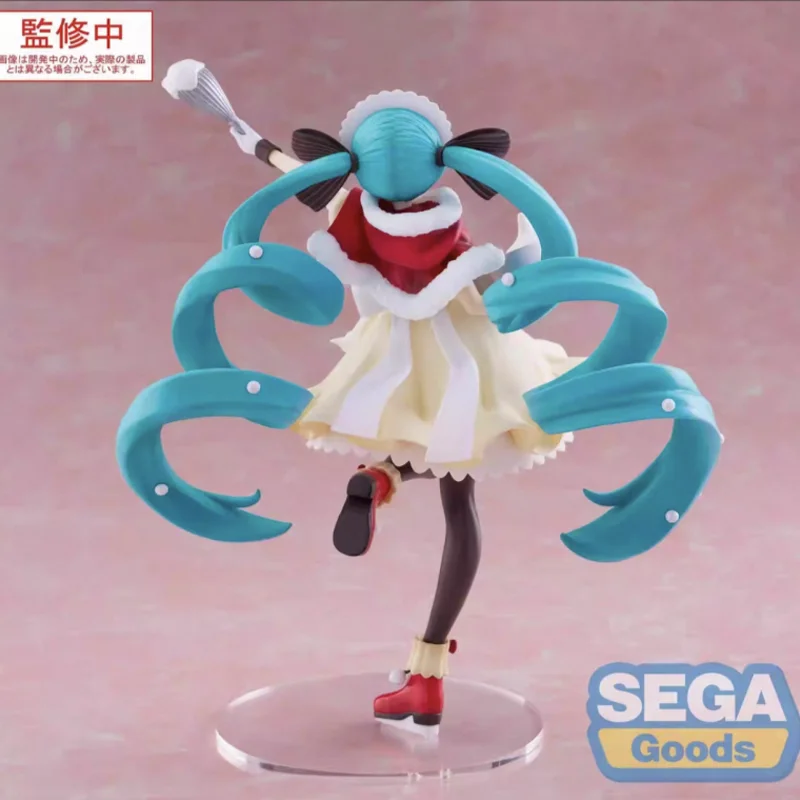 

【100% оригинал】SEGA Hatsune Miku Series Luminasta «Hatine Miku» Рождественская коллекция 2025 года, модель серии, гаражный комплект с персонажем мультфильма