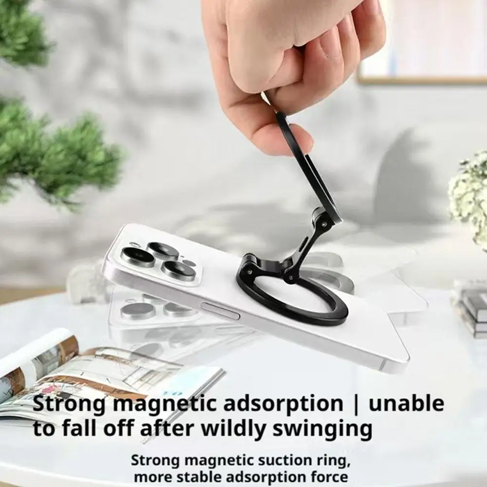 

Складная подставка, двухсторонний магнитный держатель для телефона, портативный складной кронштейн для Xiaomi iPhone 16 17, аксессуары для телефонов HuaWei K8P6