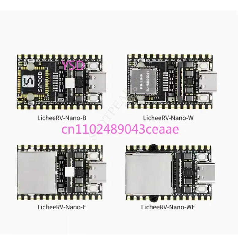 

LicheeRV Nano SG2002 WiFi6 Ethernet AI Vision RISCV Development Board