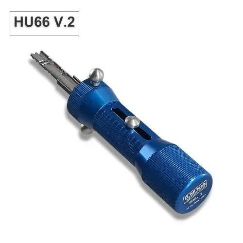 متوفر 2 في 1 HU66 V.2 أداة قفال احترافية لأداة فتح سريعة لالتقاط قفل فك التشفير HU66