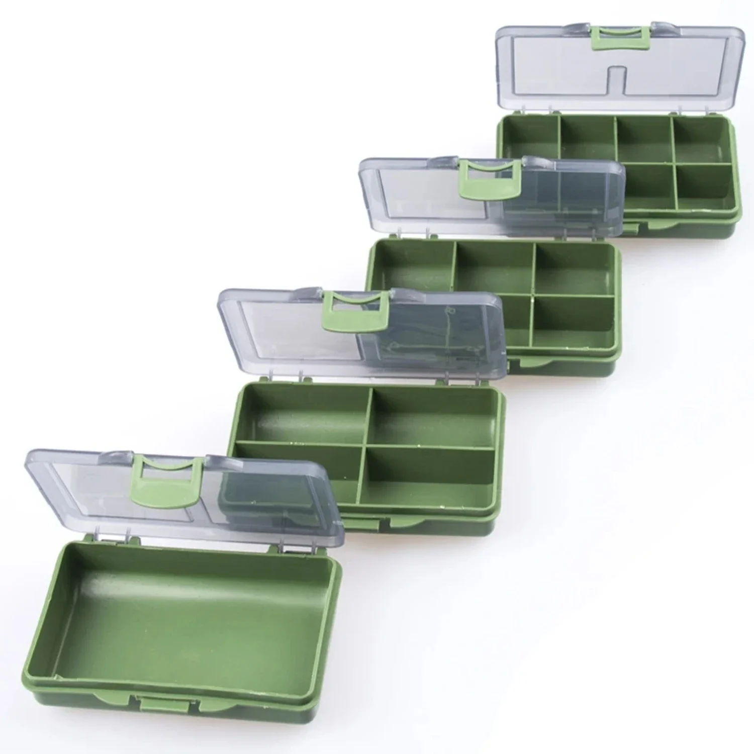 1/5 Pcs 1 to 8 Compartments  Box Carp Fishing Tackle Boxes System Fishing Bait Boxes Portable Fishing Box Fishing Access