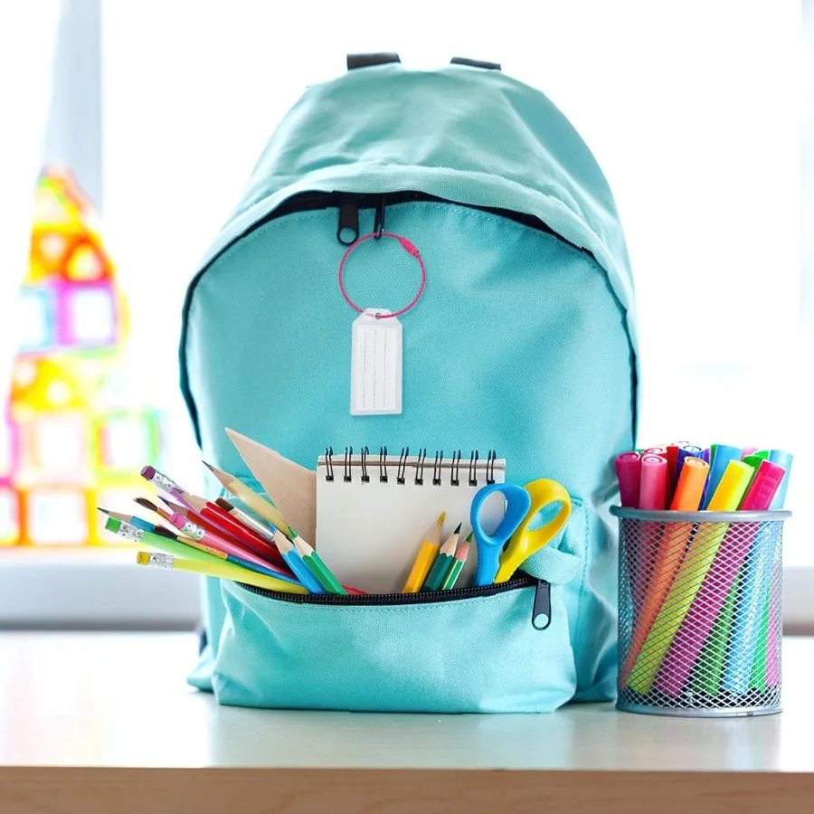 60 قطعة سلاسل المفاتيح الأسلاك المعدنية 6 Ihes الملونة النايلون المغلفة الفولاذ المقاوم للصدأ سلك معدني سلاسل المفاتيح مع حلقات المفاتيح كابل #6