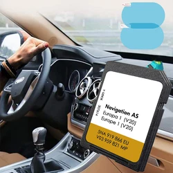 Carte SD pour VW Discover Media, Navigation AS V19, GPS 2024, Cartes Europe Navi Tiguan, Transporter Car, 32 Go