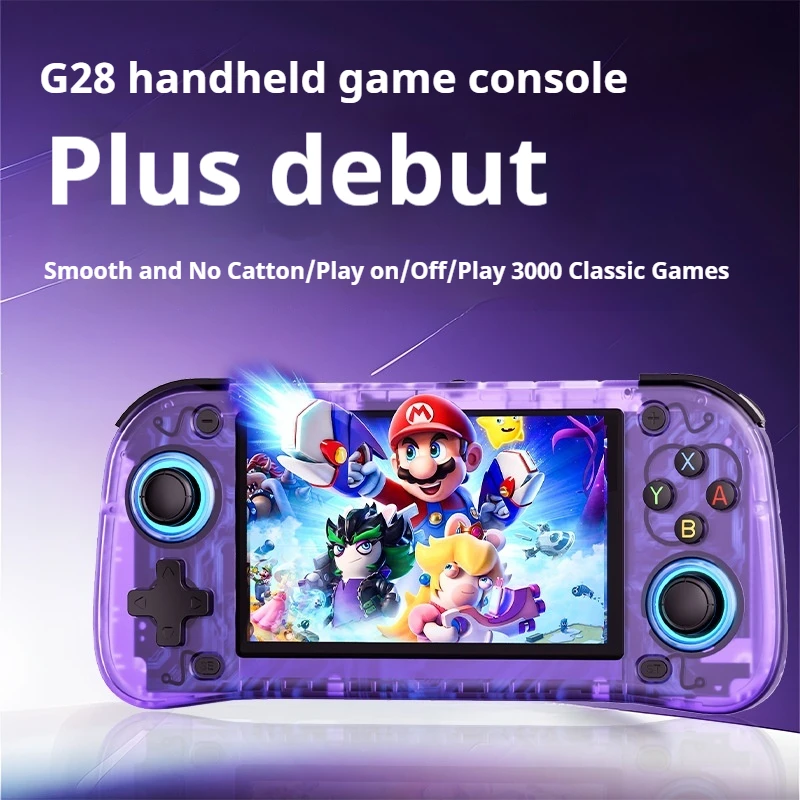 New G28 handheld game machine open source handheld HD big screen portable game machine nostalgic retro arcade