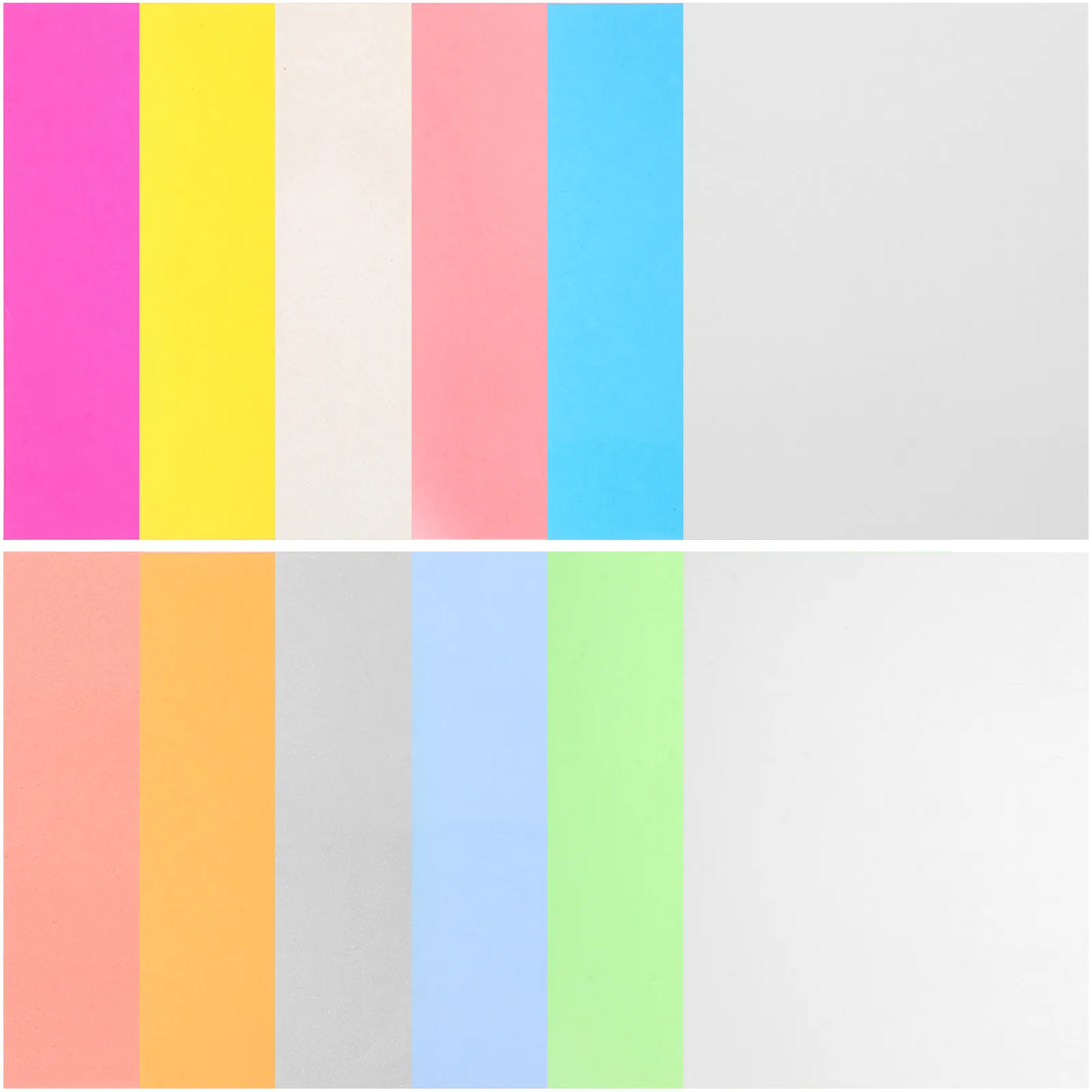 12Pcs Frosted Heat Shrink Sheets Safe Non-Toxic Shrink Art Paper for DIY Decorations Handicraft Workshops Kindergarten Craft