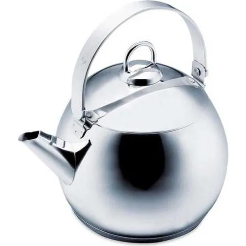 Korkmaz A 093 Podgy Teapot Stainless Steel