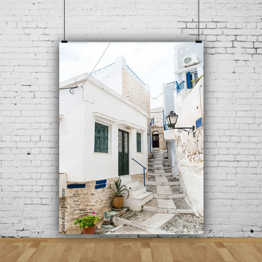 زهرة مشهد جزيرة ساحلية ونباتات خضراء ، منزل قديم ، صبغة بيضاء ، تصوير حفلات الزفاف ، دعامة خلفية ،