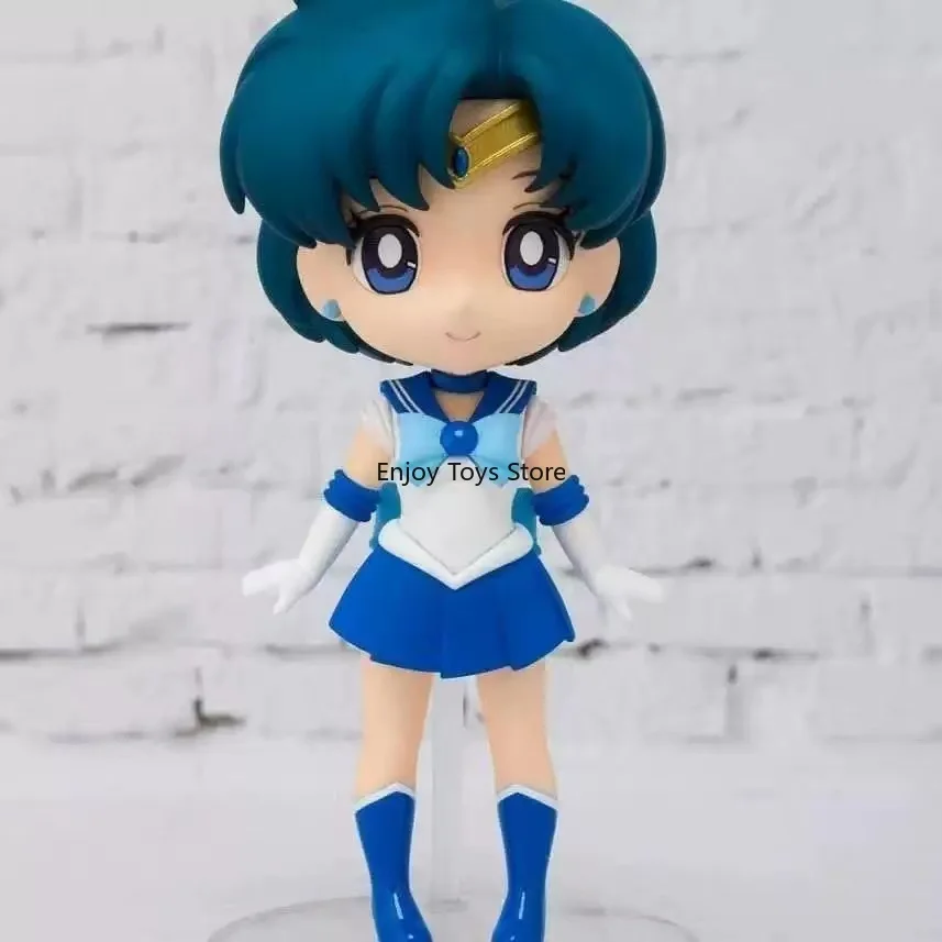 Bandai Genuine Sailor Moon Ami Mizuno Sailor Mercury Q version can be done manually