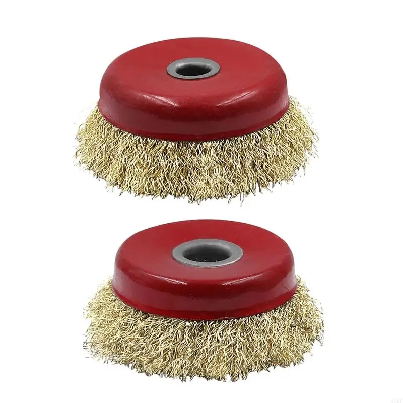 

63HF Wire Cup Brush Bowl Cup Steel Wire Wheel Cup Brush for Angle Grinder Rust Remove