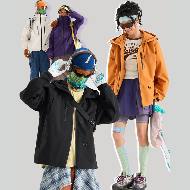 Couple Outdoor Running Fitness Windproof Breathable Hooded Jacket for Spring and Autumn Fashion Trend Loose Casual Jacket