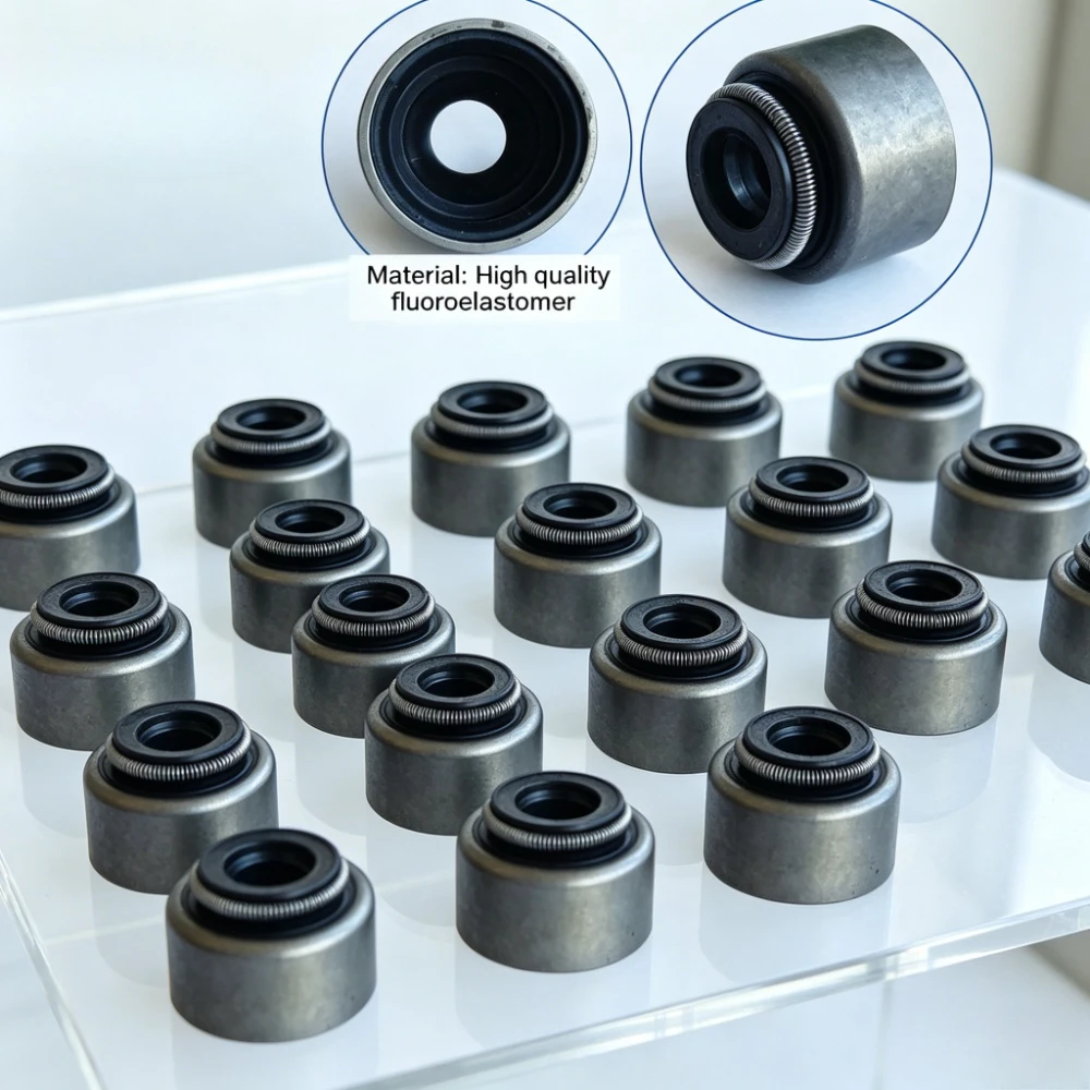 6mm Intake Exhaust Valve Stem Guide Oil Seal for Yamaha AG200 85 BW200 85-87 ST225 Bronco 97 TT225 XT200 XT BW AG 200 TT ST 225