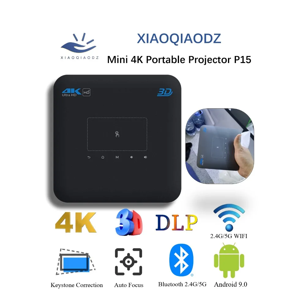 XIAOQIAODZ Мини Портативный 4K