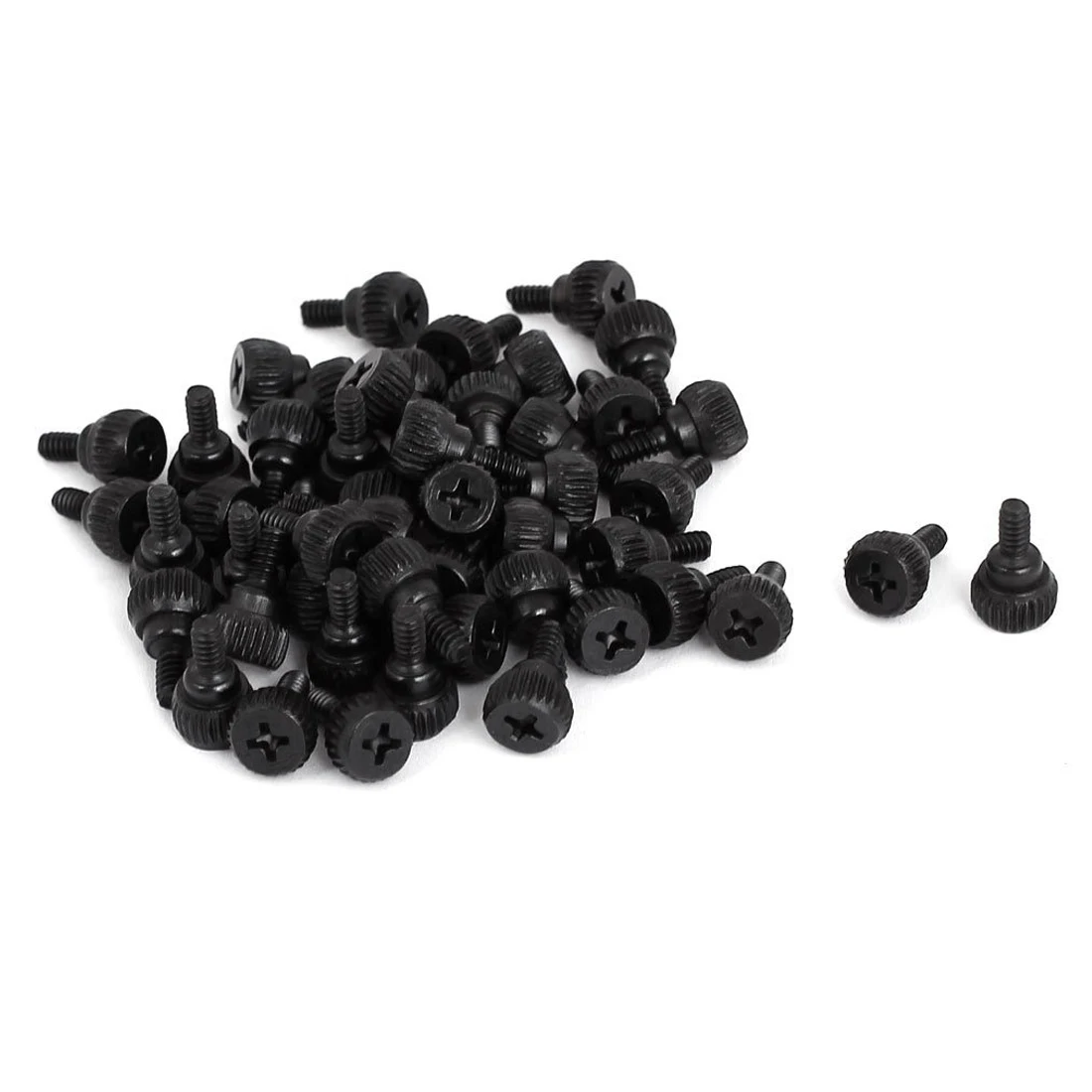 Black chassis screwsPC Computer Case Thumbscrews M3.5 Thumb Screws Black 50 Pcs