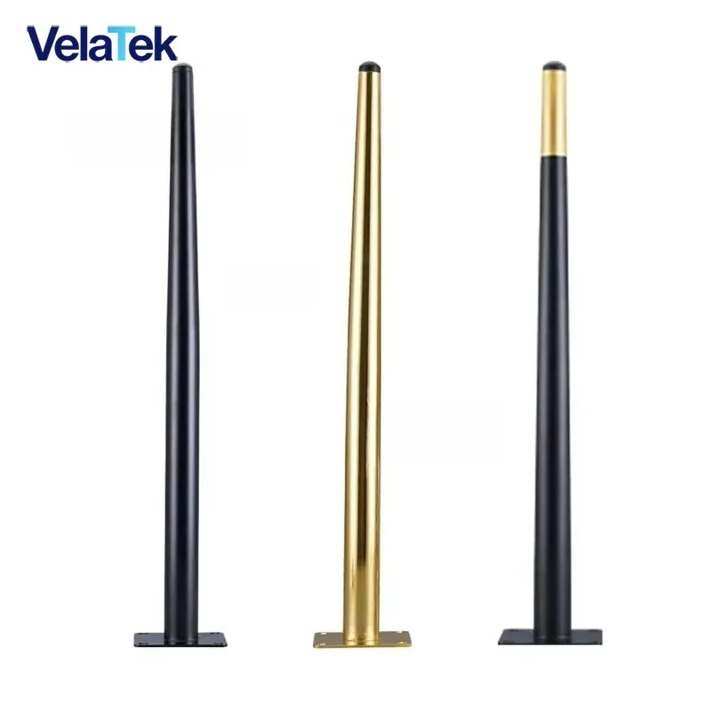 4Pcs/Set Furniture Legs Feet,50-72CM For Replace Dining Table, Dressing Table, Work Table, Chair Tapered Furniture Metal Feet