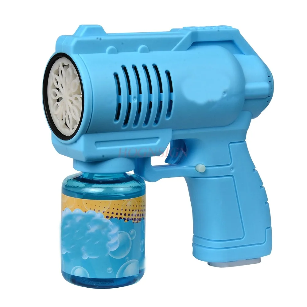 Outdoor Bubble Blowing High Power Fully Automatic Illuminated Music Children's Toy Bubble Gun