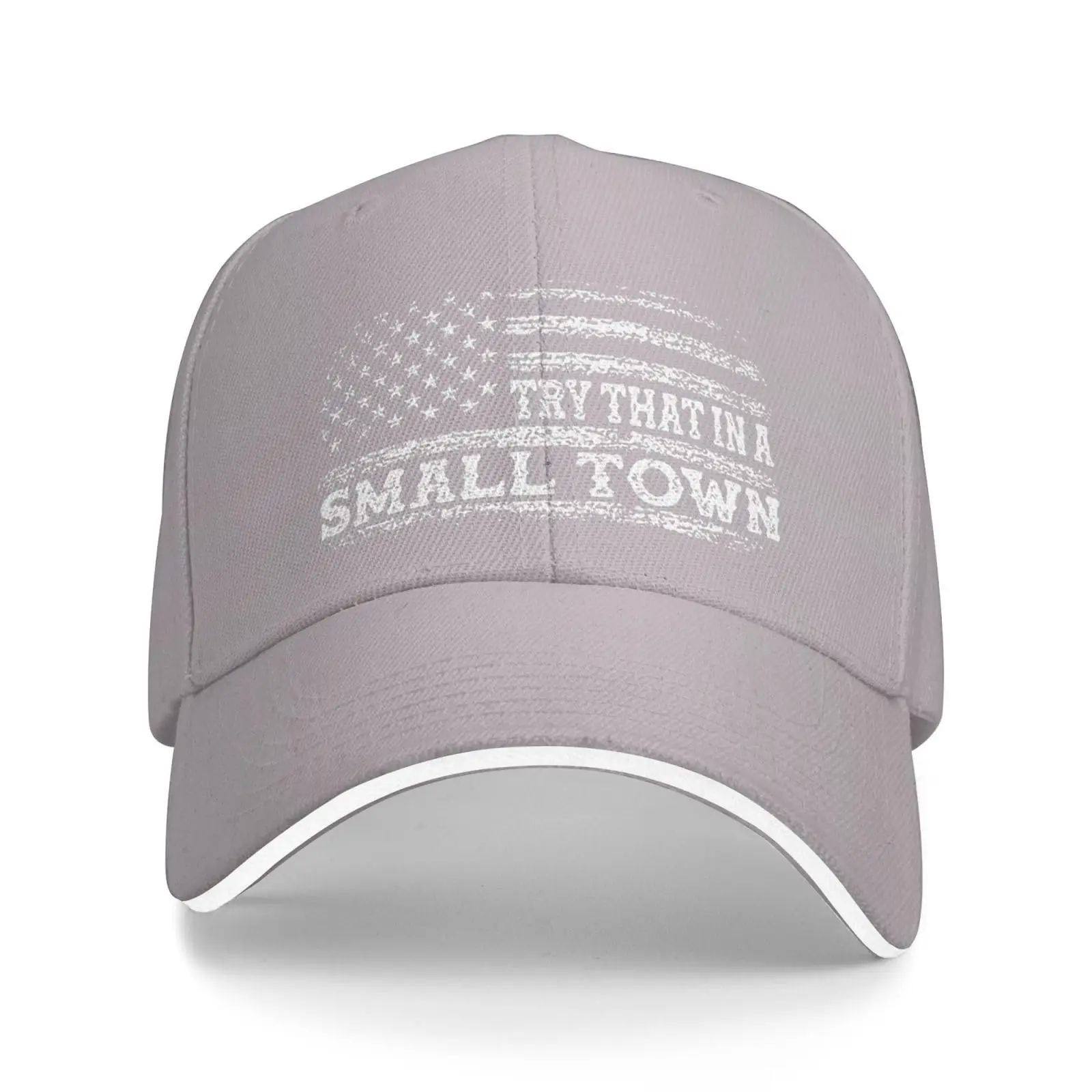 

Try That in Small Town Baseball Cap Sandwich Duck Tongue Hat Spring Summer Unisex Fashion Sports Outdoor Travel Daily