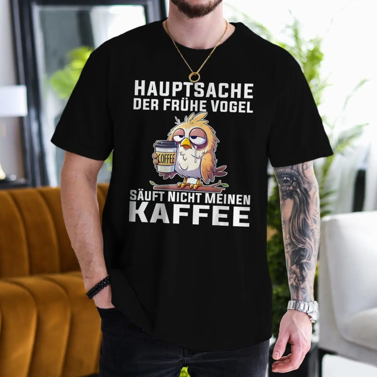 Fun Bird and Coffee 