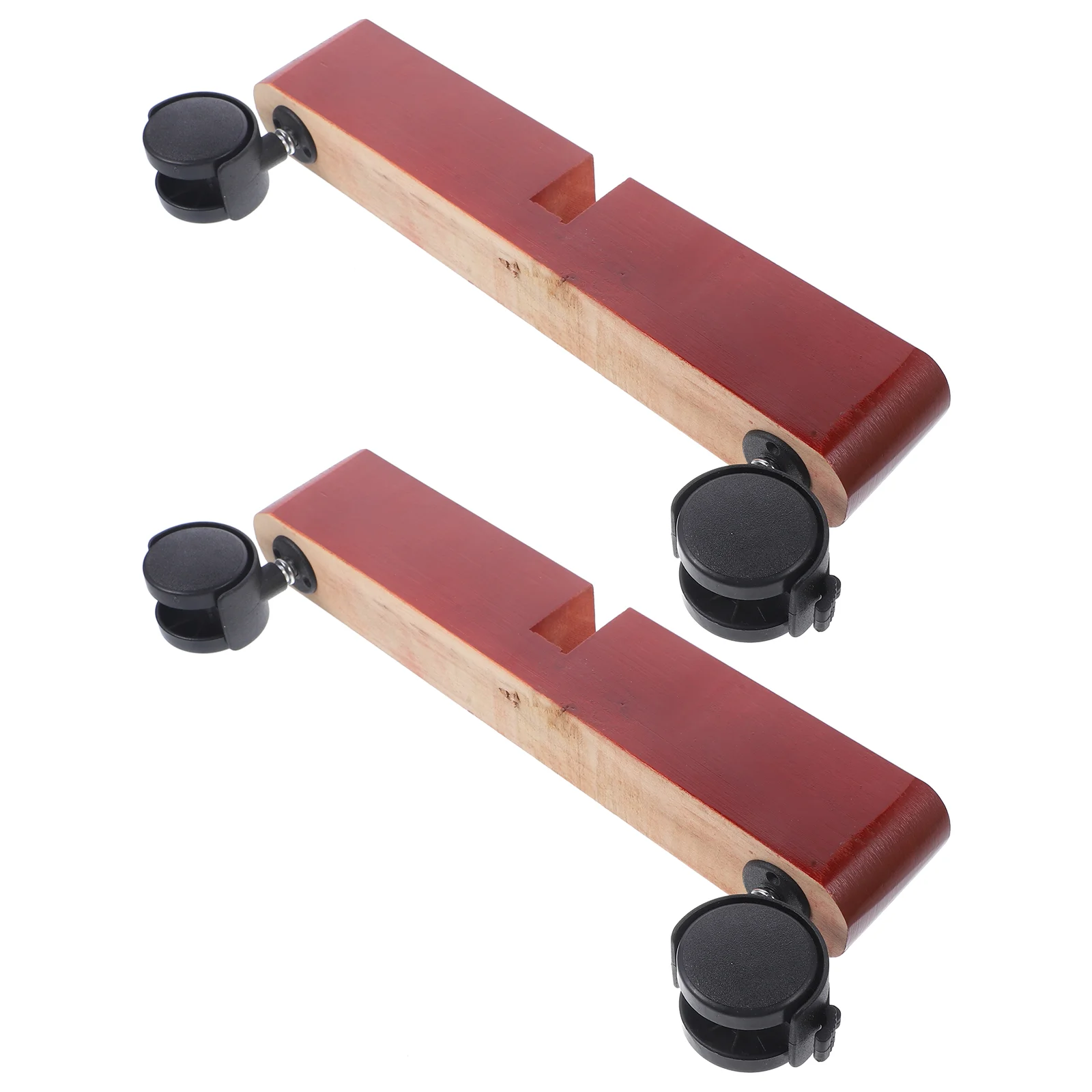

2 Pcs Screen Mobile Base Entrance Seat Fence Mesh Privacy Wood Medical Room Supply