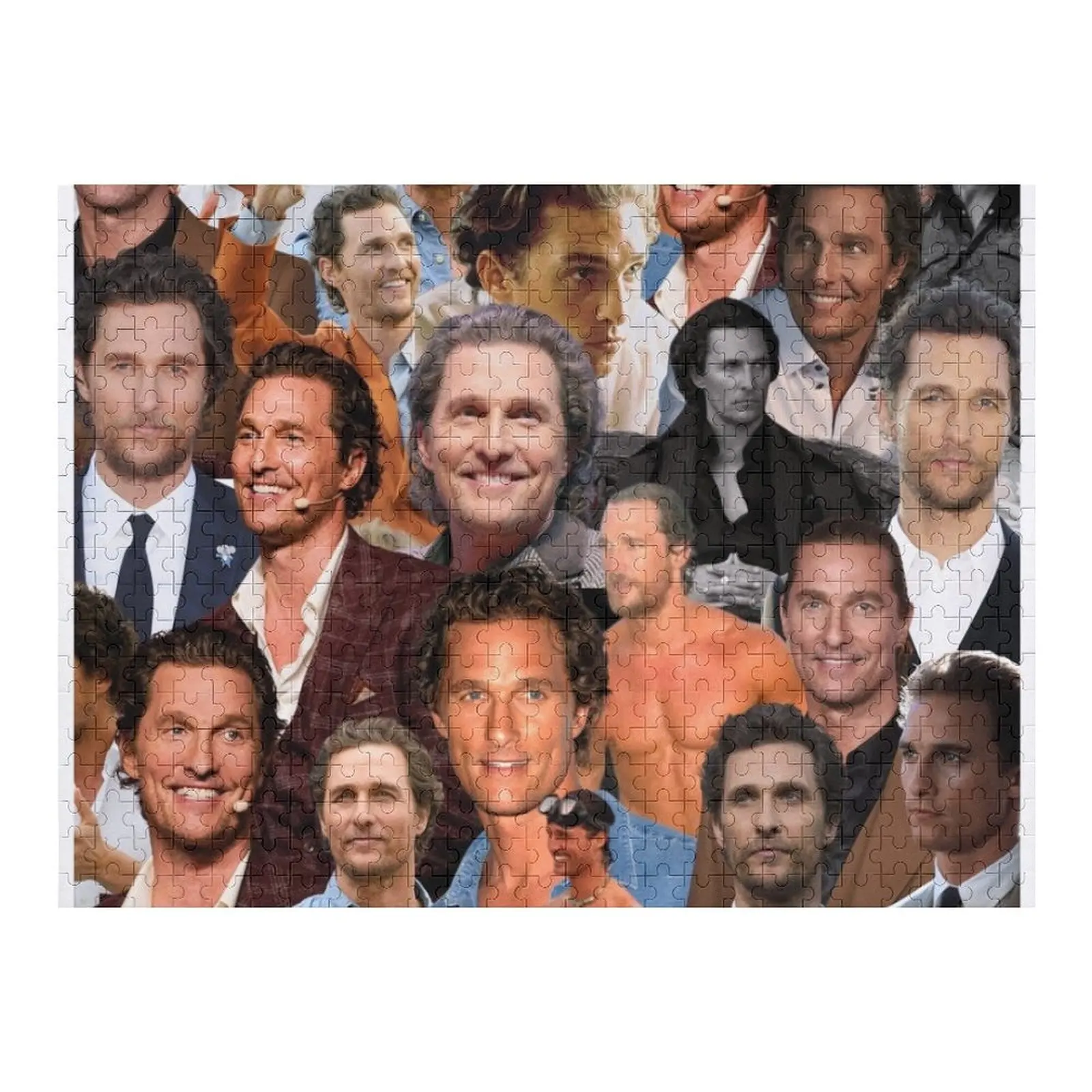 ماثيو ماكونهي صورة مجمعة اللغز الخشب صور شخصية مخصصة الخشب شخصية اسم لغز