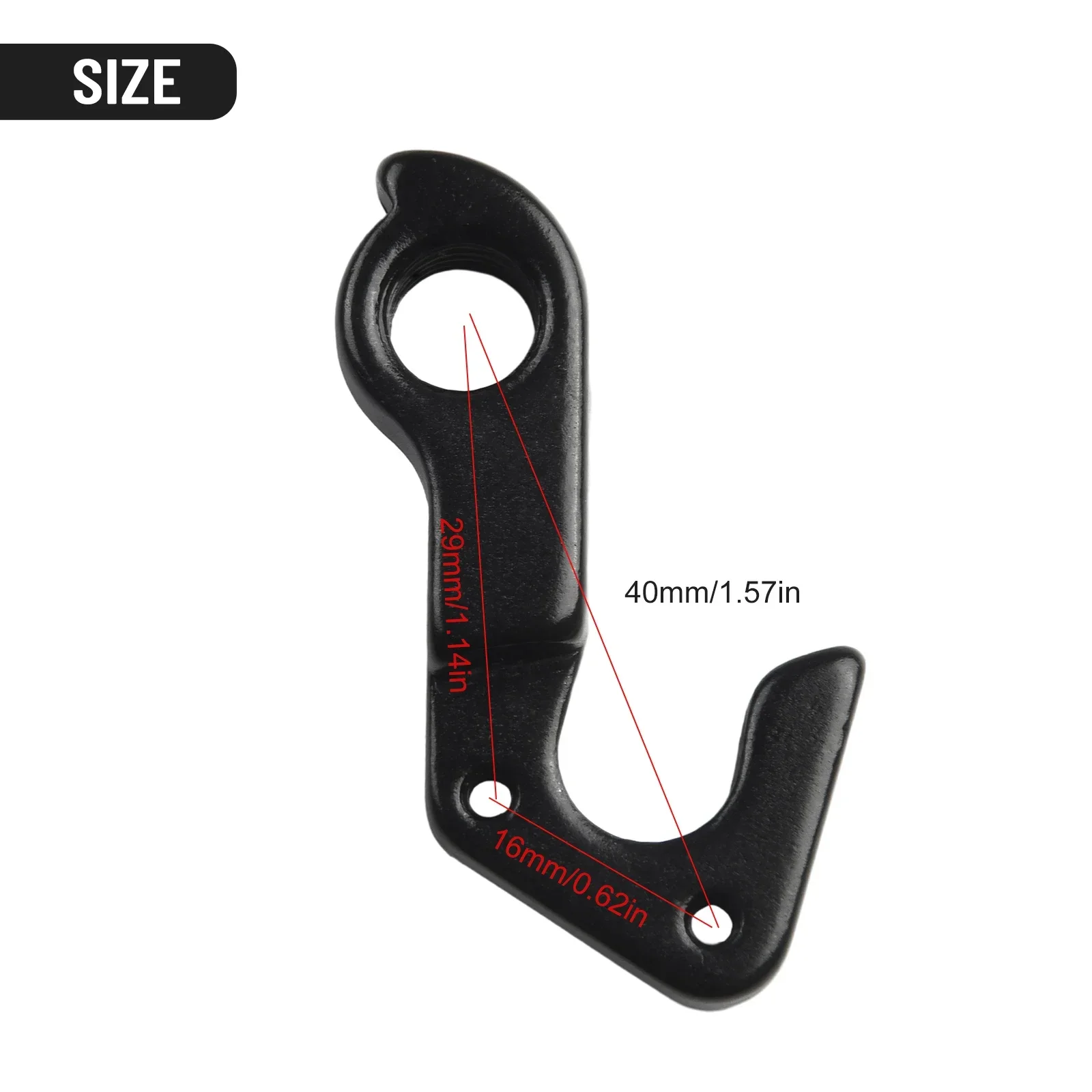 Bicycle Bike Derailleur Hanger Office Outdoor Garden Indoor About 20g Accessories Parts Rear Replacement Black