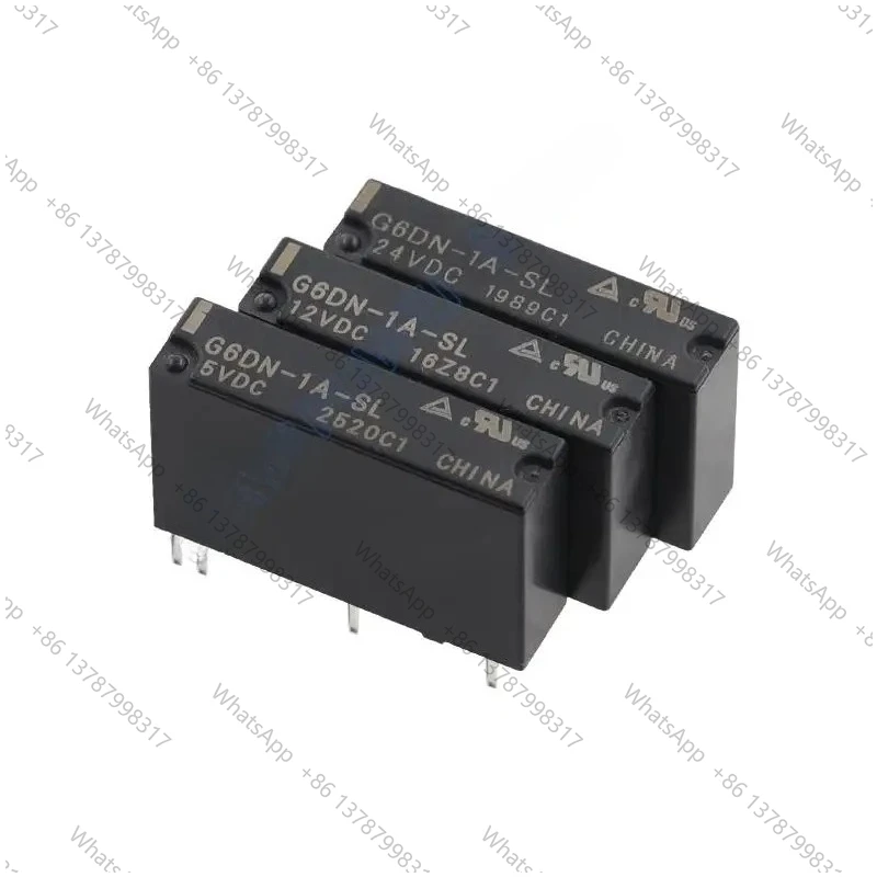 10Pcs/Lot G6D-1A-ASI Relays 5V 12V 24V DC G6DN-1A-AL -12VDC G6D-1A-ASI-5VDC G6D-1A-ASI-12VDC  G6D-1A-ASI-24VDC 5A 4PIN SPST-NO