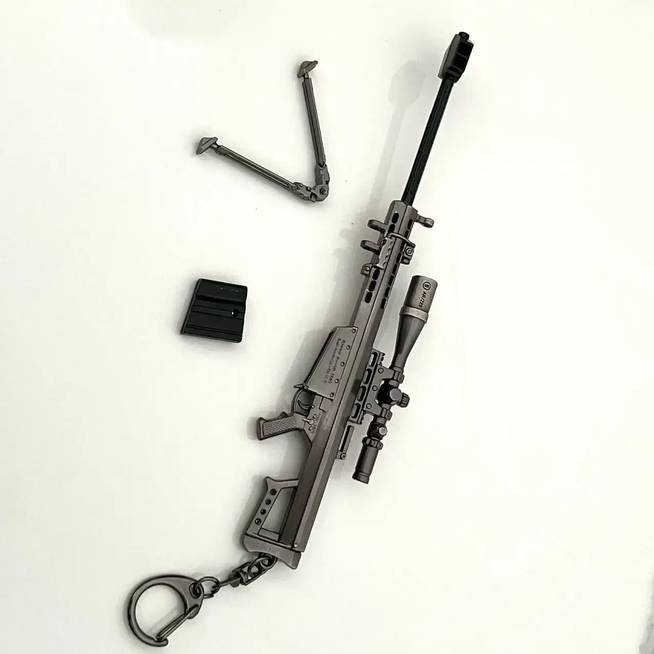 ปืนไรเฟิล Sniper รุ่น 17 ซม.โลหะผสม CRAFT MINI Barrett ปืนพก PUBG Jedi ปืนของเล่น Fidget ของเล่น Study Office เครื่องประดับ