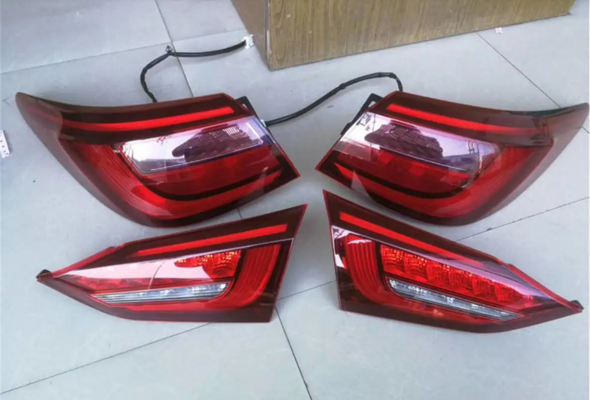 1 قطعة اكسسوارات السيارات الوفير Q50L الذيل ضوء لإنفينيتي Q50 الضوء الخلفي الضوء الخلفي 2018 ~ 2021y لإنفينيتي Q50 مصباح الضباب