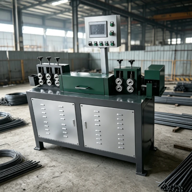 Rebar Straightening and Cutting Machine Steel Bar Straightener Cutter for Building Construction Reinforcing Bar Machining