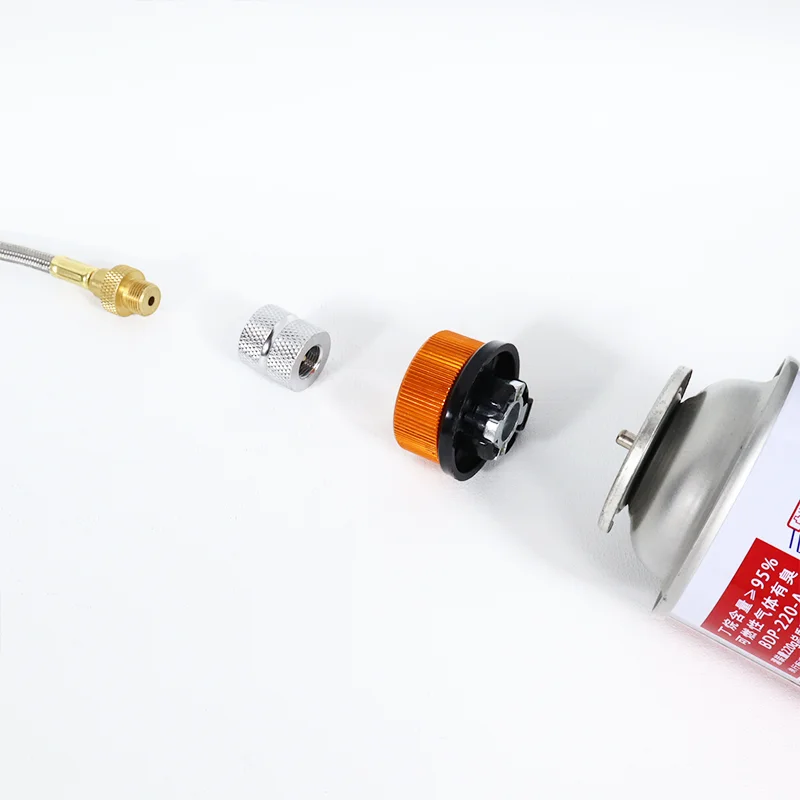 Außen gasherd Propan Nachfüll adapter Gastank Anschluss leitung Camping brenner Adapter LPG Flaschen schlauch anschluss – Detail 4