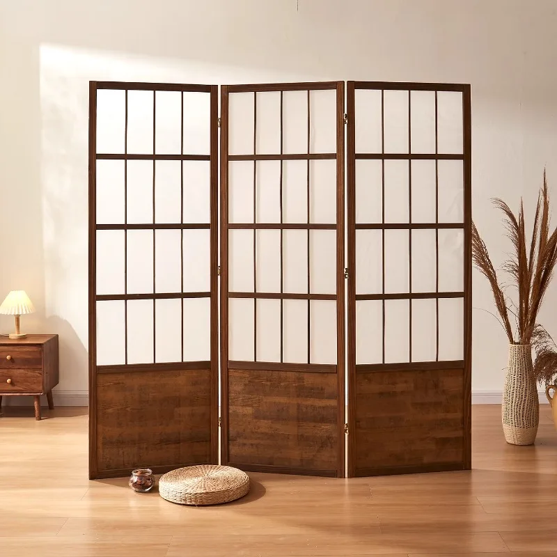 

Screen partition foldable Chinese light luxury high sense medieval retro screen living room bedroom catering shop shading wall