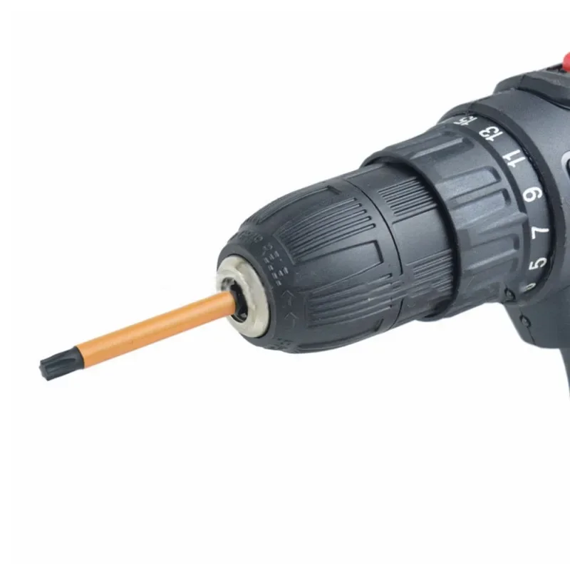 13 قطعة S2 الصلب مفك براغي نجمية بت مجموعة T5-T40 الصلبة ستة نجوم البرقوق بت 75 مللي متر 100 مللي متر 150 مللي متر أجزاء أداة الفوسفات المغناطيسي