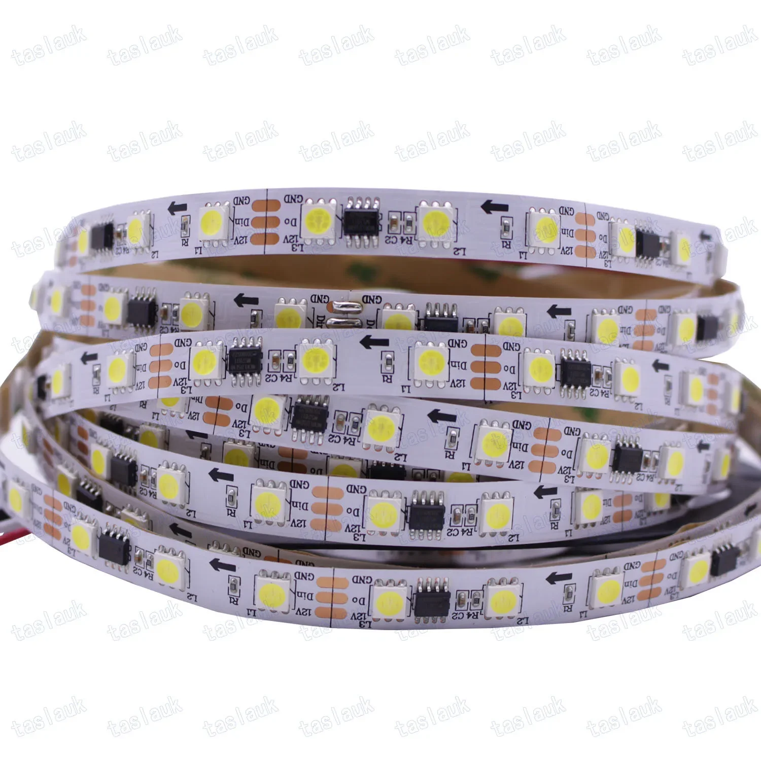 Taśma led WS2811 kolor biały 6000k 5m DC12V 30/60 diod/m, IP30/65/67,ws2811 taśma led piksele adresowalne cyfrowe oświetlenie taśmowe