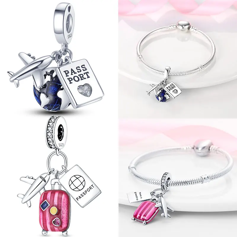 

Original 925 Sterling Silver Charms Bead Life Tree Parent-Child Pendant Dangle for Women Lover Fine DIY Birthday Jewelry Gifts