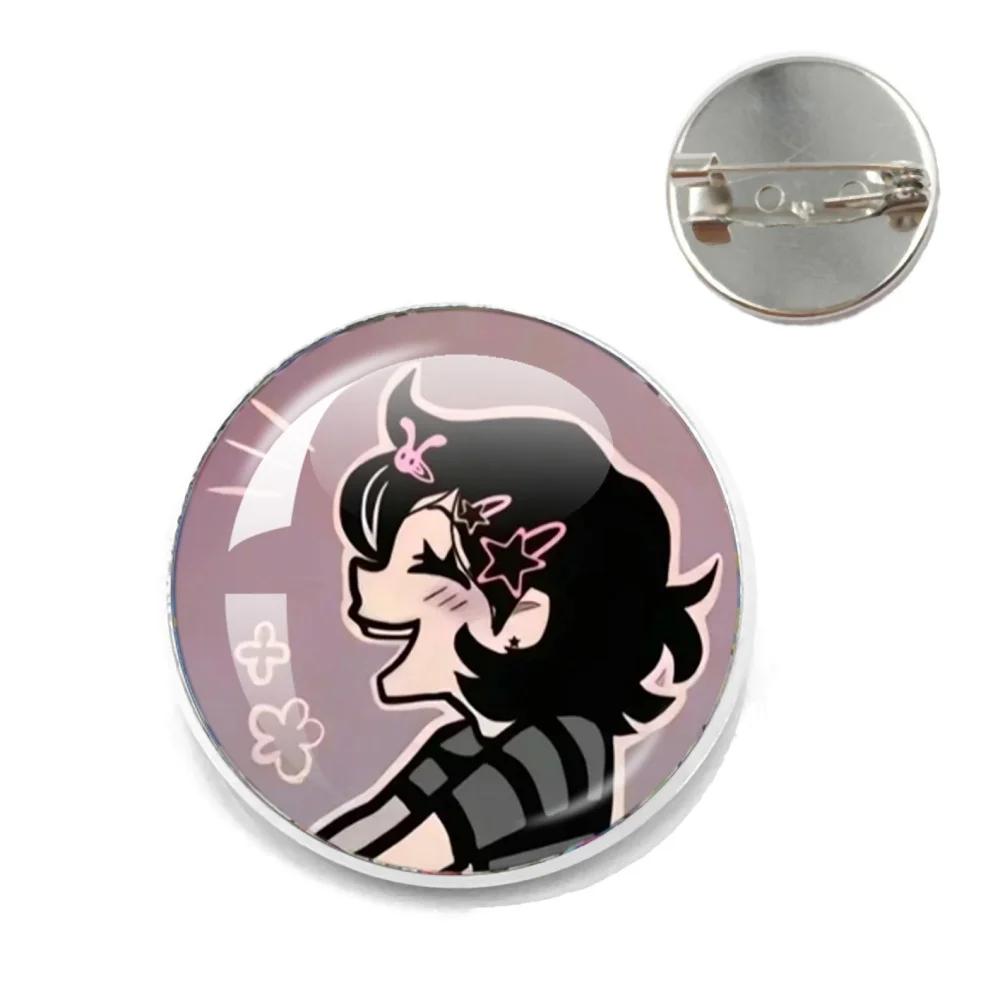 Game The Coffin of Andy and Leyley Cosplay Clothes Lapel Pins Decor Jewelry Metal Brooch Hat Collar Funny Accessories Fans Gift - view 4
