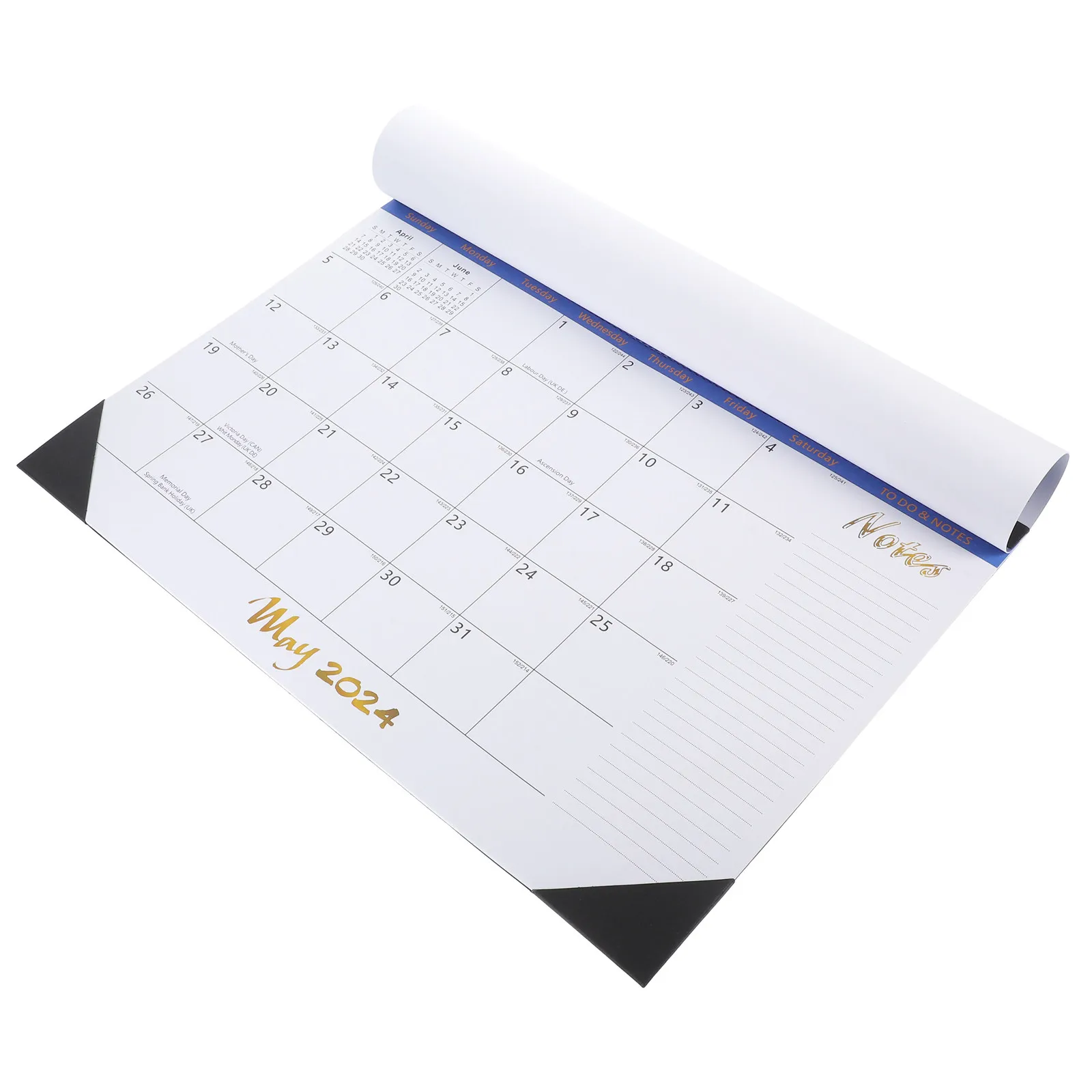 

English Wall Planner Calendar Premium Paper Desktop Calendar Bedroom Hanging Year Plan Day Countdown Time Planning