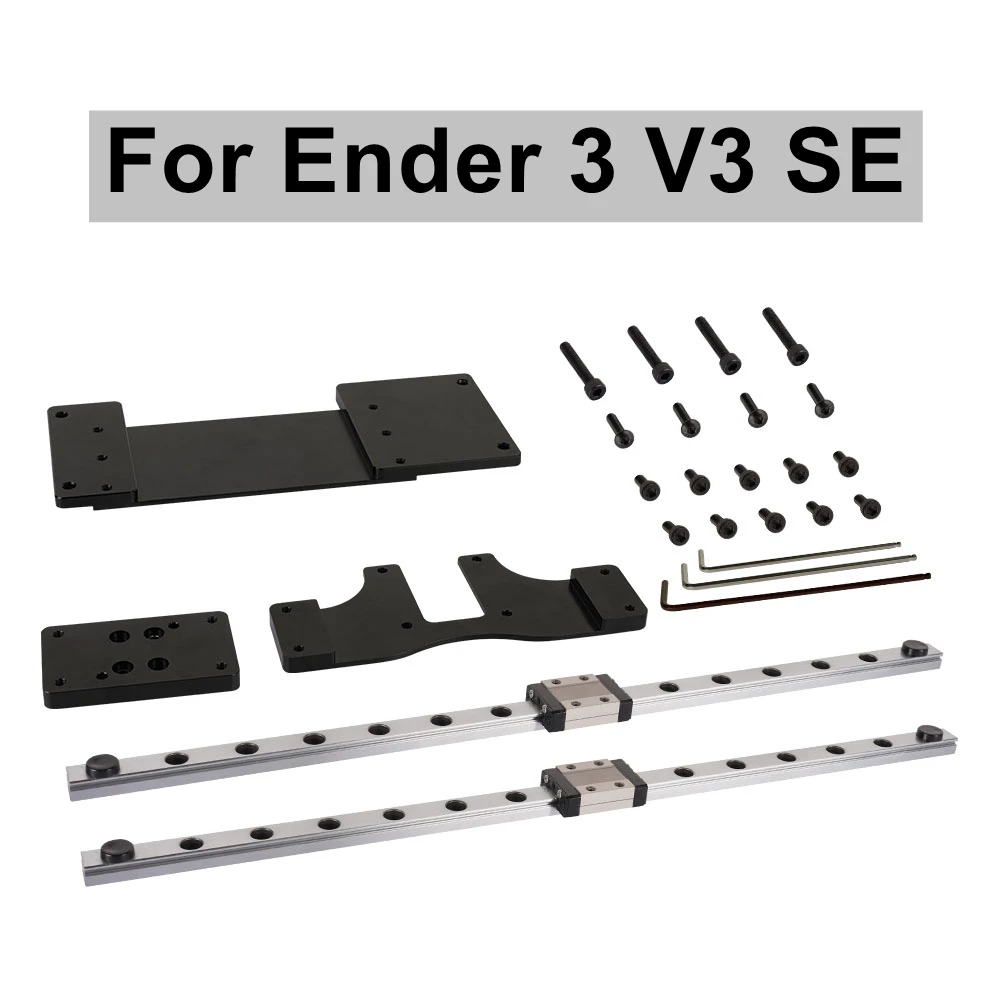 For Ender 3 V3 SE Upgrade Y Axis Micro Linear Guide Rail Kit Support High Speed Printing For Ender3 V3-SE 3D Printer Parts