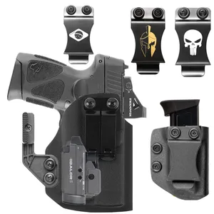 Kydex الحافظة المحجبة لبرج الثور G2C G3C G2S PT111 G2 PT140 9 مم .40 مع Olight Baldr PL Mini 2S 600 800 Lumens Trustfire gm23 مصباح يدوي ليزر مصباح يدوي بصري كامل باللون الأحمر نقطة الرؤية RMR ADE دوامة الأفعى السم أعلى 8 مبيعات G2C مصباح يدوي - No2