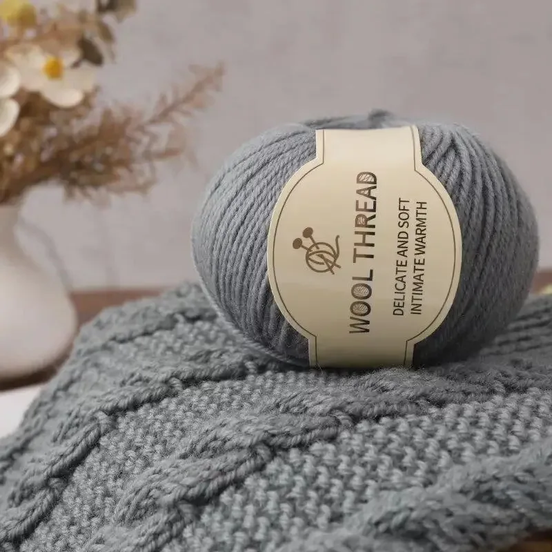 290 Medium-Course Alpaca Wool Yarn (500g/10 Balls) for DIY Knitting Winter Sweaters, Hats, Scarves, 10 Balls/Pack