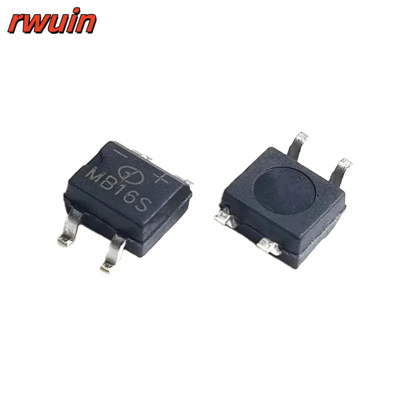 20PCS MB16S 1A 60V Rectifier SMD Bridge Stack Schottky SMD SOP-4