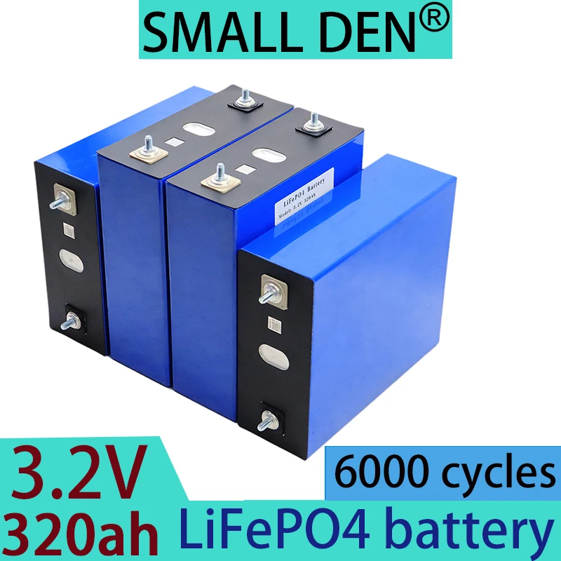 

Lifepo4 320ah 3.2V lithium iron phosphate battery pack camping energy storage system home energy storage DIY electric vehicle